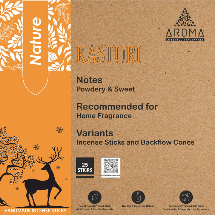 Nature Kasturi Incense Aroma Fragrances