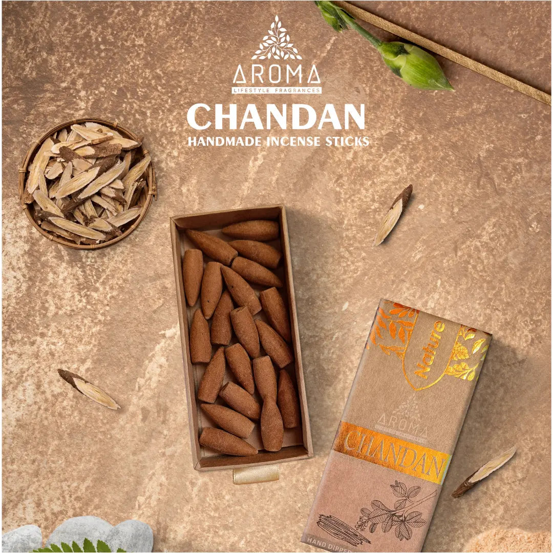 Nature Backflow Cones - Chandan (Pack of Two) Aroma Fragrances