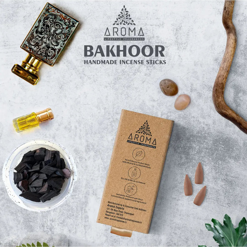 Nature Backflow Cones - Bakhoor (Pack of Two) Aroma Fragrances