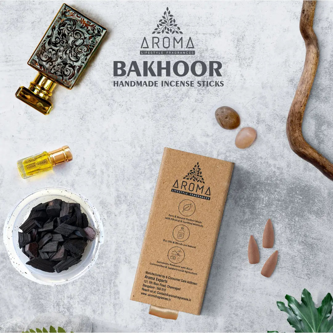 Nature Backflow Cones - Bakhoor (Pack of Two) Aroma Fragrances
