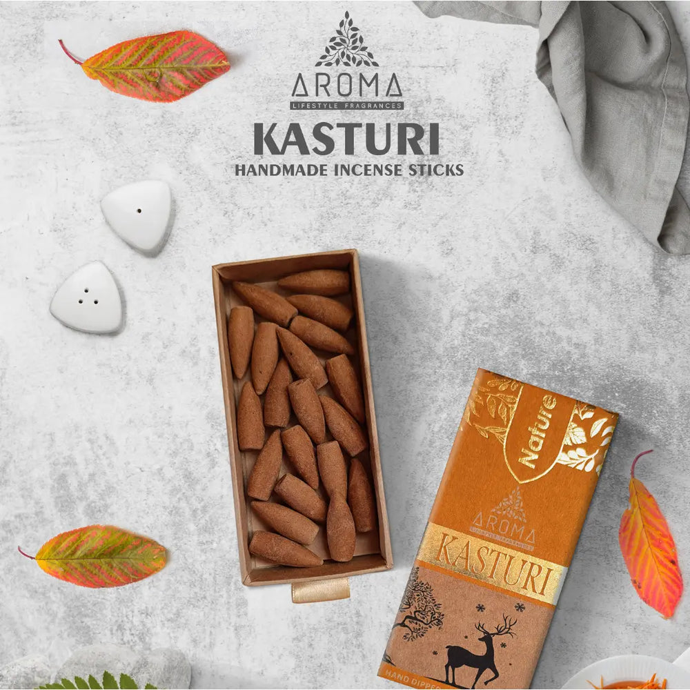 Nature Backflow Cones - Kasturi (Pack of Two) Aroma Fragrances