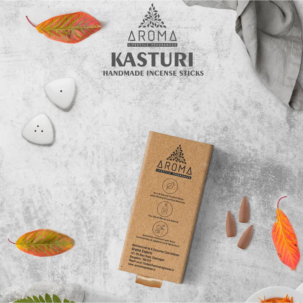 Nature Backflow Cones - Kasturi (Pack of Two) Aroma Fragrances