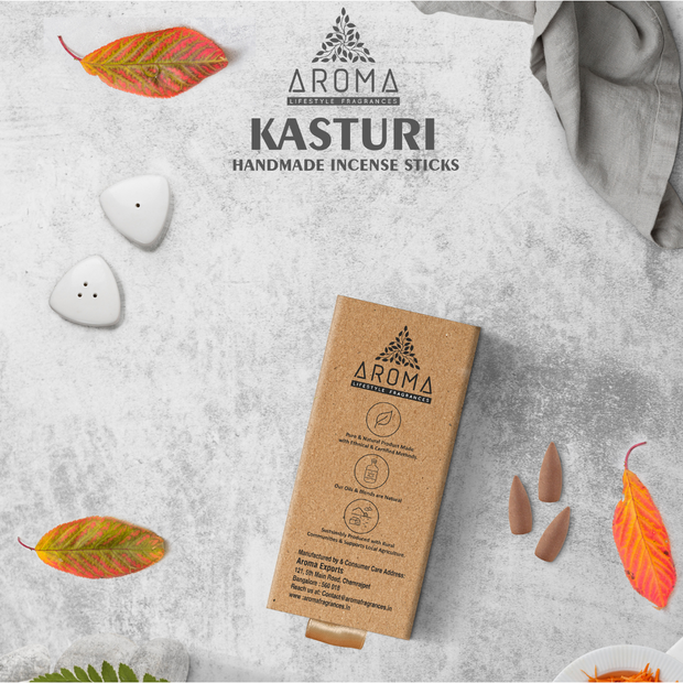 Nature Backflow Cones - Kasturi (Pack of Two)