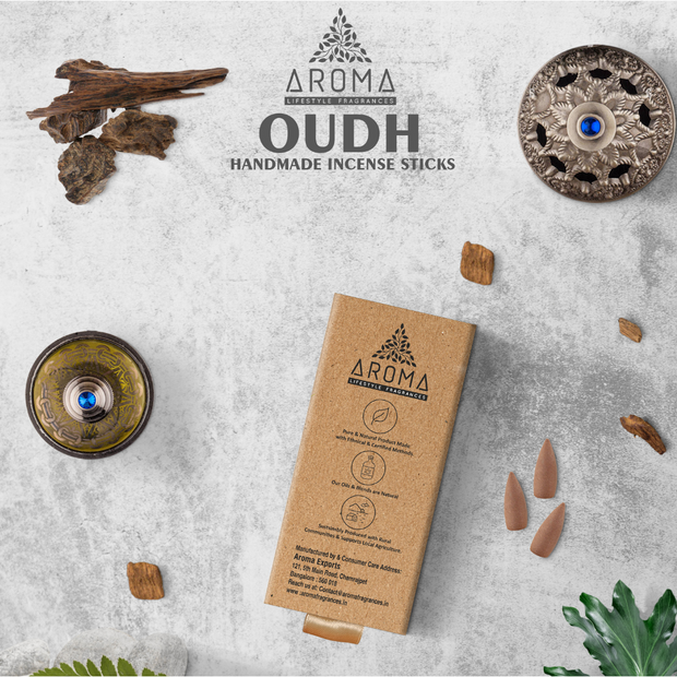 Nature Backflow Cones - Oudh (Pack of Two)