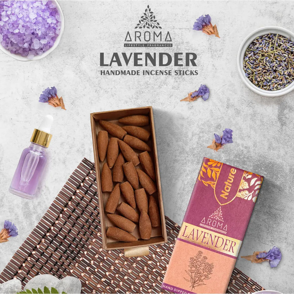 Nature Back flow Cones - Lavender (Pack of Two) Aroma Fragrances