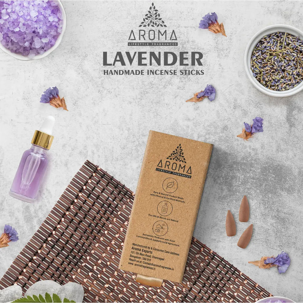 Nature Back flow Cones - Lavender (Pack of Two) Aroma Fragrances