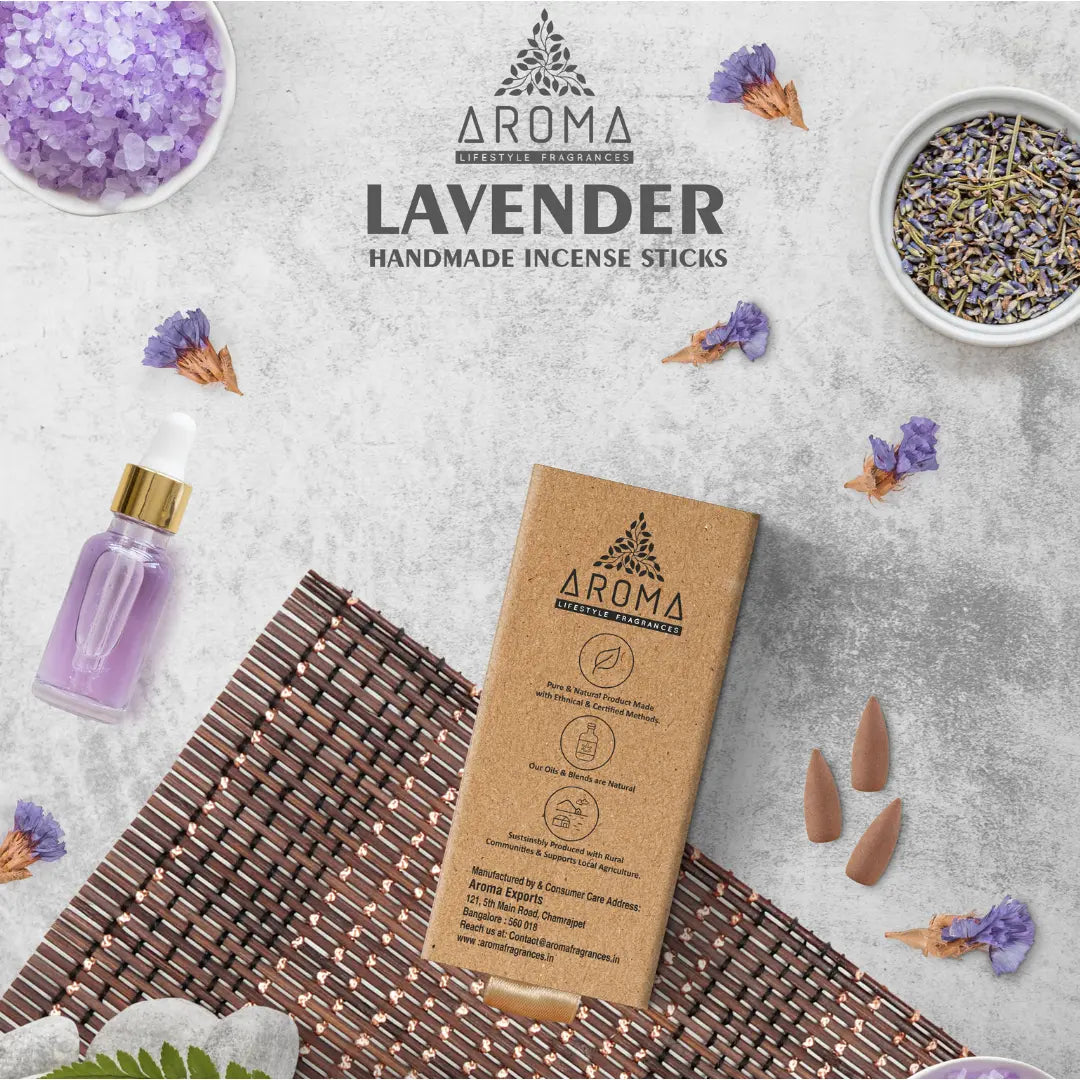 Nature Back flow Cones - Lavender (Pack of Two) Aroma Fragrances