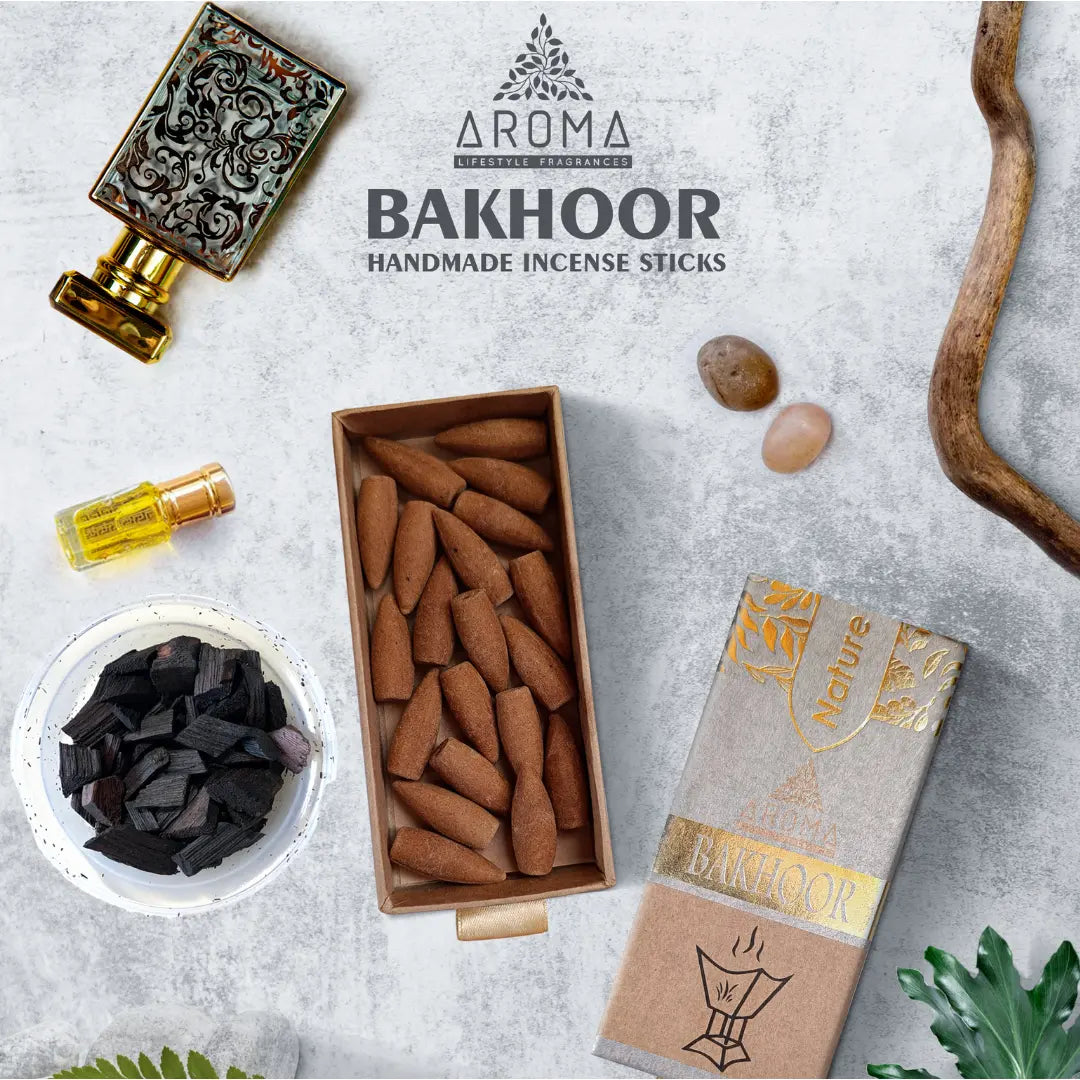 Nature Backflow Cones - Bakhoor (Pack of Two) Aroma Fragrances