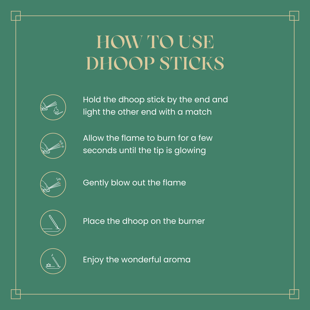 Luxury Dhoop Sticks (Pack of 2) Aroma Lifestyle Fragrances