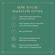 Nature Backflow Cones - Chandan (Pack of Two)