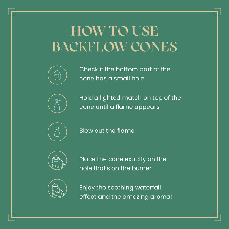 Nature Backflow Cones - Jasmine (Pack of Two)