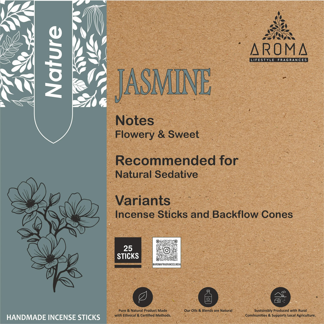 Nature Jasmine Incense Aroma Fragrances
