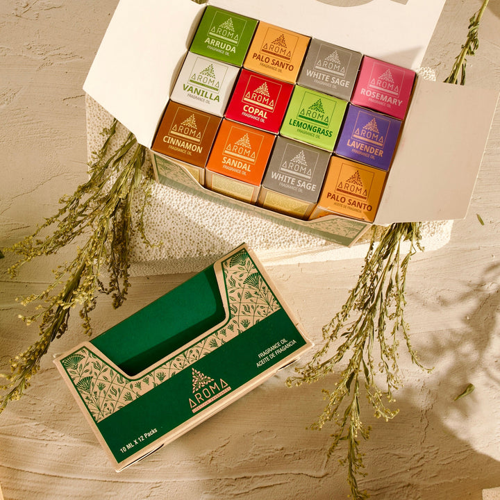 Luxury Fragrance Oils (Pack of 12) Aroma Lifestyle Fragrances