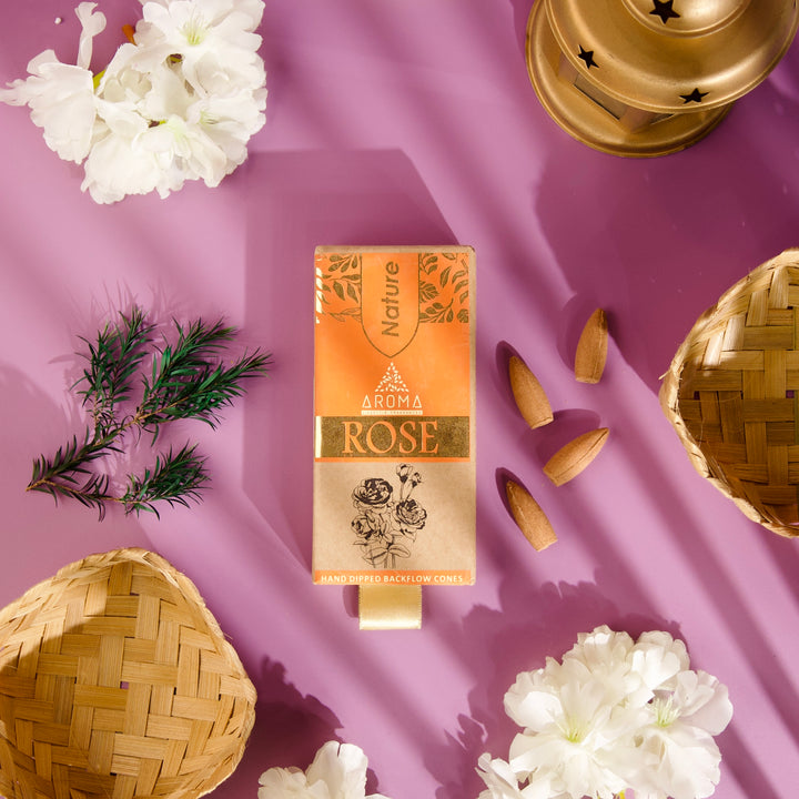 Rose Backflow Cones (Pack of 2)